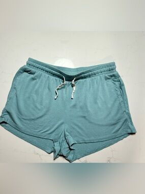 Colsie Teal Drawstring Athletic/Sleep/ Lounge Shorts